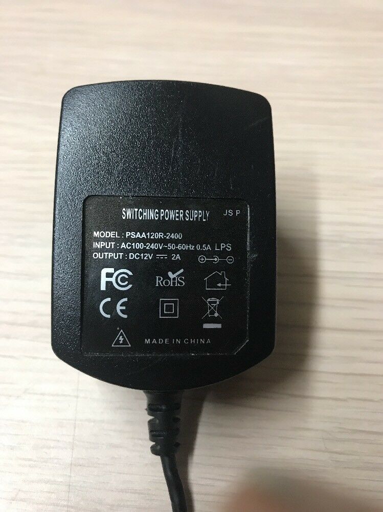 New PSAA20R-2400 12V 2A AC Power Supply Adapter